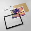 Gerahmtes Poster - Schwarzer Rahmen - Meer Strand Palme - Produktbild-Vorschau 4