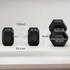 HOMCOM Kurzhantel, Hexagon Gummihantel, 35 kg Fitness Produktbild-Vorschau 3