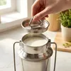 Vilde | Milchkanne Edelstahl 1L - Transportkanne mit Deckel Produktbild-Vorschau 6