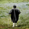 Trizand 22871 Poncho – Regenponcho mit Kapuze, schwarz Produktbild-Vorschau 13