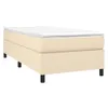 vidaXL Boxspringbett Creme 90x200 cm Stoff -  Betten & Produktbild-Vorschau 4