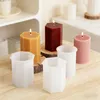 Silikon-Kerzenformen Set, 8 geometrische Gießformen für Produktbild-Vorschau 3