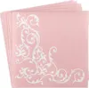 Airlaid Serviette Pomp in Rosa-Weiss, 40 x 40 cm, 50 Stück Produktbild-Vorschau 5