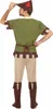 A man wearing a Robin Hood costume, shown from the back. Produktbild-Vorschau
