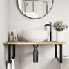 The Living Store Mensola per lavabo a parete in acciaio e Anteprima dell’immagine prodotto 4