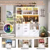 Buffetkast, 185x145x40 cm, met stopcontact, Productafbeelding-voorbeeld 20