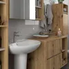 Armoire suspendue pour salle de bain VAMI Artisan Chêne, Voir les images du produit 13