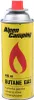 A can of butane gas for camping stoves. Voir les images du produit