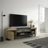 COZY Meuble TV, Banc Télé, 200x35x57cm, Pour les TV jusqu'à Voir les images du produit 3