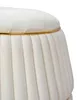 Qiyano Pouf Sitzhocker aus weichem Samtstoff in Produktbild-Vorschau 9