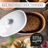 Römertopf Ovaler Brottopf aus natürlicher Keramik Produktbild-Vorschau 5