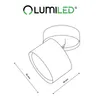 LUMILED Povrchové bodové svetlo Povrchové bodové svetlo Náhľad obrázku produktu 5