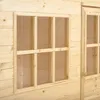 TP Toys Holz-Spielhaus REFUGE Braun mit Boden und Produktbild-Vorschau 4