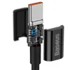Baseus, USB-C / USB-C Kabel 100W 2m Schnellladung, Schwarz Produktbild-Vorschau 8