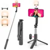 Selfie Stick Stativ mit Fülllicht, 4-in-1 Erweiterbar mit Produktbild-Vorschau 1