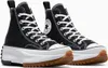 A pair of black Converse Run Star Hike high-top sneakers with white laces and thick white platform soles. Náhled obrázku produktu