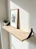 Étagère en chêne massif 60x15x2,5cm, matériel de fixation Voir les images du produit 2