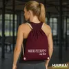 Huuraa Turnbeutel Machu Picchu my love 12 Liter Burgundy Produktbild-Vorschau 2
