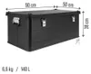 Aluminium Box mit Deckel Schwarz Alu Kiste Box Alukiste 140 Produktbild-Vorschau 6