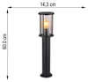 Globo Lighting Außenleuchte Edelstahl schwarz matt, 1x E27 Produktbild-Vorschau 11