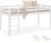 Homestyle4u Kinder Hochbett Lattenrost Matratze Leiter Produktbild-Vorschau 1