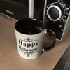 Kaffeetasse mit gruseligem Geisterhaus Motiv und Spruch - Produktbild-Vorschau 5