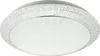 A close-up, studio shot of a white ceiling light with a decorative, textured rim. Produktbild-Vorschau