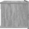 vidaXL Table de nuit Gris Sonoma 40x30x30 cm Bois composite Voir les images du produit 4