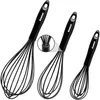 Silikon-Schneebesen 3er-Set, hitzebeständig, für Produktbild-Vorschau 1