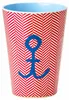 Rice Großer Becher - Rot - Anchor Print Melamin Produktbild-Vorschau 1