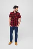 Brandit Check Shirt Short Sleeve red/black, 3XL Produktbild-Vorschau 7