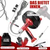 9.5M/Ø12mm Rohrreinigungsspirale Rohrspirale 2-in-1 Manuell Produktbild-Vorschau 2