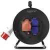 Sygonix SY-5806894 Kabeltrommel 25 m Schwarz CEE-Stecker 16 Produktbild-Vorschau 2