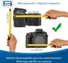 PEDEA Kameratasche 'Noble' Gr. XL, grau Produktbild-Vorschau 8