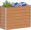 vidaXL Lit surélevé brun clair 100 x 40 x 77 cm Acier Voir les images du produit 2