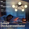 ZMH Deckenventilator Beleuchtung G9 Leise Deckenleuchte Produktbild-Vorschau 7