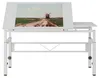 Table à dessin Zimilo blanche, bureau réglable en hauteur Voir les images du produit 6