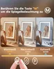 ZMH LED Schminkspiegel mit Beleuchtung Spiegel 30×40CM 3 Produktbild-Vorschau 2