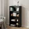 Libreria Relaxdays, A x L x P: 108 x 60 x 24 cm, 4 ripiani, Anteprima dell’immagine prodotto 2