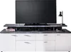 trendteam Media Mediatype Mood Weiß Melamin/Stone 180 x 66 Produktbild-Vorschau 6