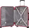 An open red suitcase with its interior visible, showing straps and compartments. Náhľad obrázku produktu