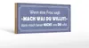 Holzschild Spruch 27x10cm Frau sagt mach was du willst Produktbild-Vorschau 1
