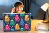 MuchoWow® Laptop Aufkleber Sticker Cover Katze - Regenbogen Produktbild-Vorschau 3
