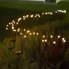 2x lampa solarna kulki 6 LED wbijana ogrodowa ciepła biel Podgląd zdjęcia produktu 5