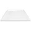 vidaXL Piatto doccia antiscivolo bianco 80x100x4 cm ABS Anteprima dell’immagine prodotto 4