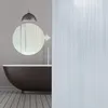 Peva Duschvorhang Milky Drops 120x180 cm Transparent Produktbild-Vorschau 1