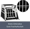 Juskys Alu Hunde-Transportbox M - 69×54×50 cm – Auto Produktbild-Vorschau 11