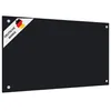 DELUKE® Küchenrückwand Glas - 70x40cm Schwarz | Produktbild-Vorschau 1