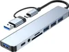 INF 8-in-1 Typ-C Hub Adapter für Laptops - Modell 2218TU Produktbild-Vorschau 2