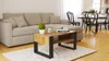Couchtisch Eiche 90x50 Cm Retro Loft Wohnzimmertisch Produktbild-Vorschau 2